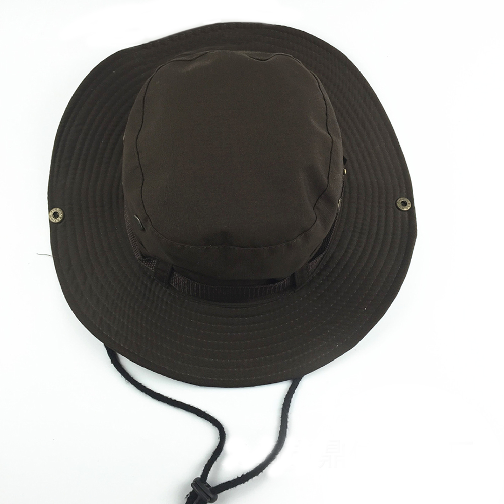 Mens Aussie Bush Hat 100 Cotton Wide Brim Safari Sun Cap Australian